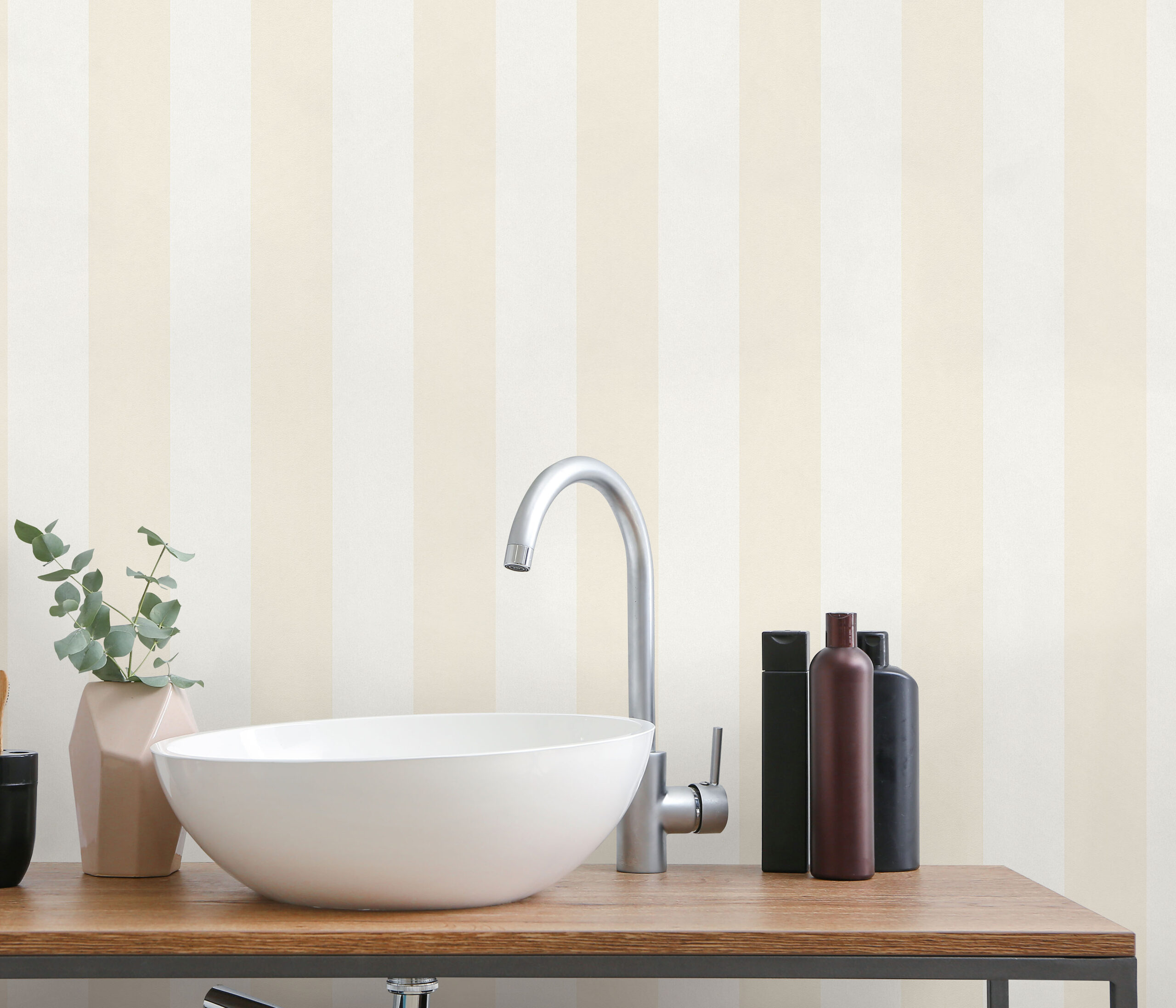 Body,Care,Cosmetics,With,Accessories,Near,Sink,In,Bathroom