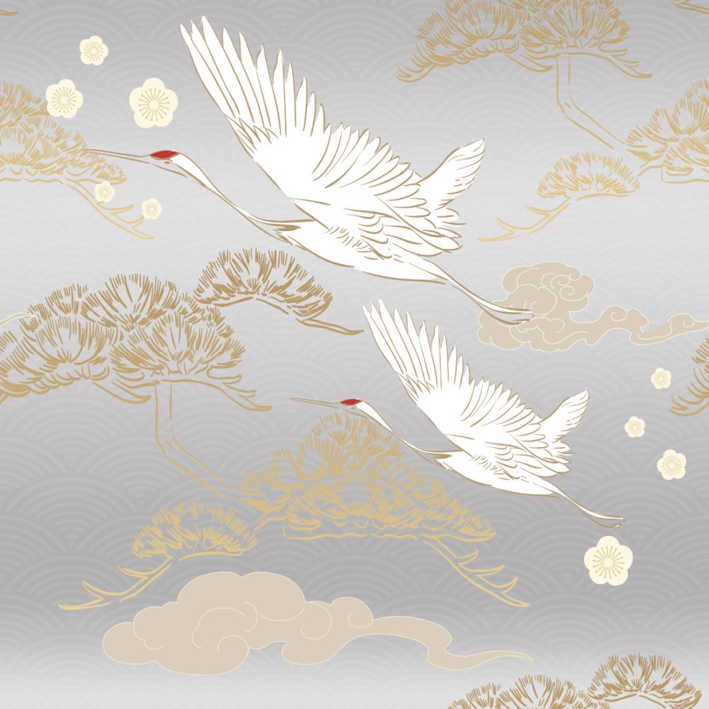 Abstract seamless background with gold and black texture vector. Japanese pattern with brush stroke illustration in vintage style.