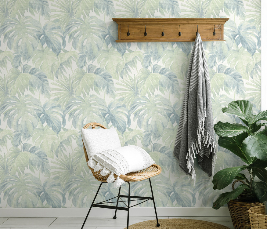 Boho,Interior,With,Wicker,Rattan,Chair,And,Cushion.,Vertical,Shot